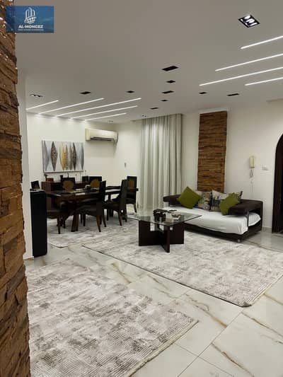 Furnished Apartment for Rent in Al Rehab City – Ground Floor with Private Garden – First Settlement, New Cairo