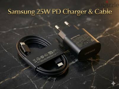 شاحن Samsung الأصلي (Type-C to Type-C)، الحل المثالي لشحن آمن وسريع