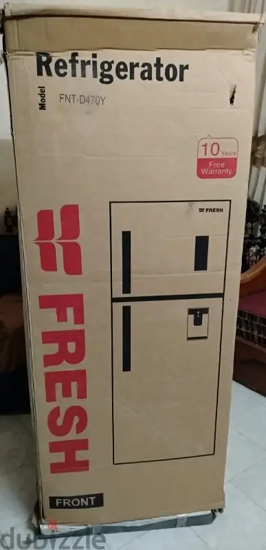 Fresh No-Frost Refrigerator, 2-Door – Brand New in Original Box – 10-Year Warranty