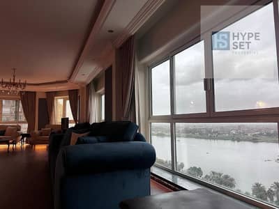 VIP Hotel Suite fully finished with appliances and furniture | Nile & Pyramids view at Reve du Nil | Maadi | Next to Hilton Hotel