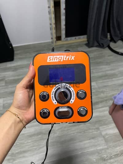 جهاز كاريوكي ومعالج أصوات Singtrix Studio بحالة الزيرو / كالجديد