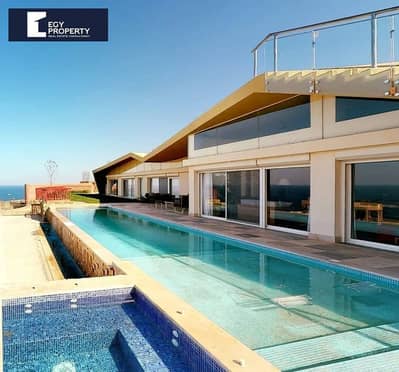 Sea View Twinhouse Villa For Sale Fully Finished in il Monte Galala - Ain El Sokhna