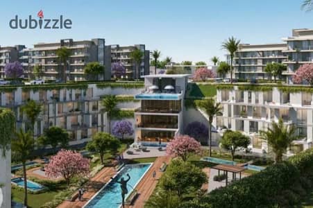 Distinctive Apartment for Sale with Landscape View inside Kite Compound, in front of Mall of Egypt, Sur-in-Sur with O West