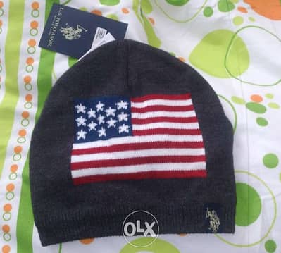 U. S. POLO Assn. American Flag Beanie Hats