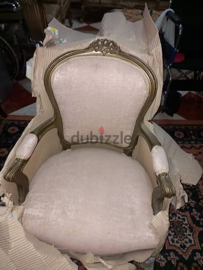 2 كرسي انتيك اوكسيداي اويما حفر زان