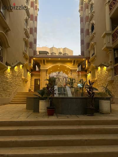 For rent a new law studio elevated ground floor area 80m Zahra Al-Maadi Compound Spain City