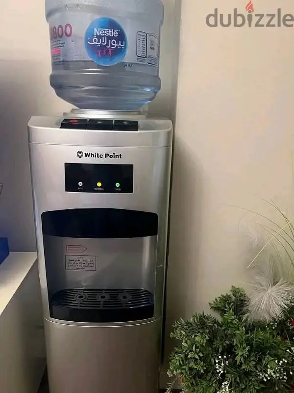 White Point Al-Abd Three-Tap Water Cooler (Cold, Hot, and Ambient) – Used for Only Two Months