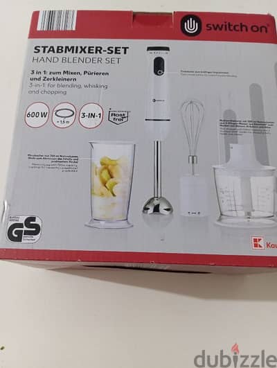مجموعة هاند بلندر ٣*١ بكبة،جديدة الماني بالكرتونة hand blender set 3*1