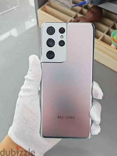 ضهر أصلي خلع s21 ultra 5g من موبايلي لون سيلفر كامل بالعداسات والسريال