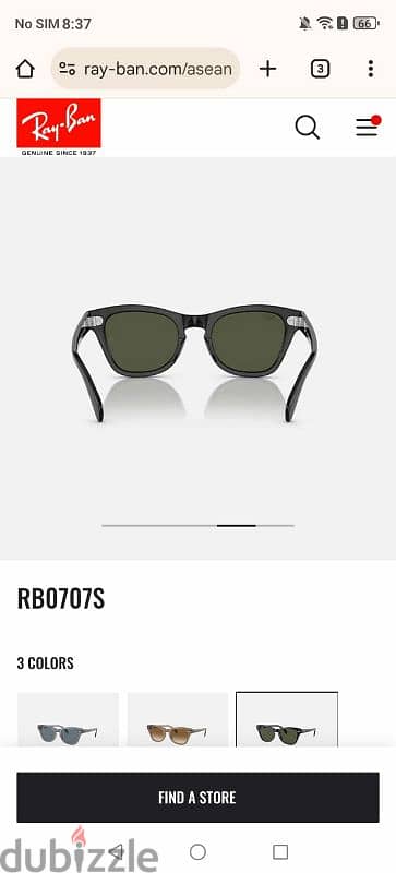 Original rayban 0707s 4