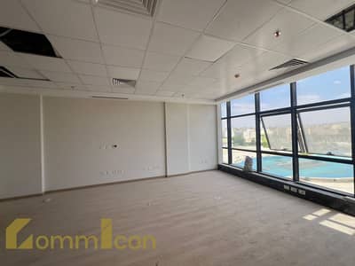 Your office for rent with a view of the lake in Side Walk Mall in the Fifth Settlement