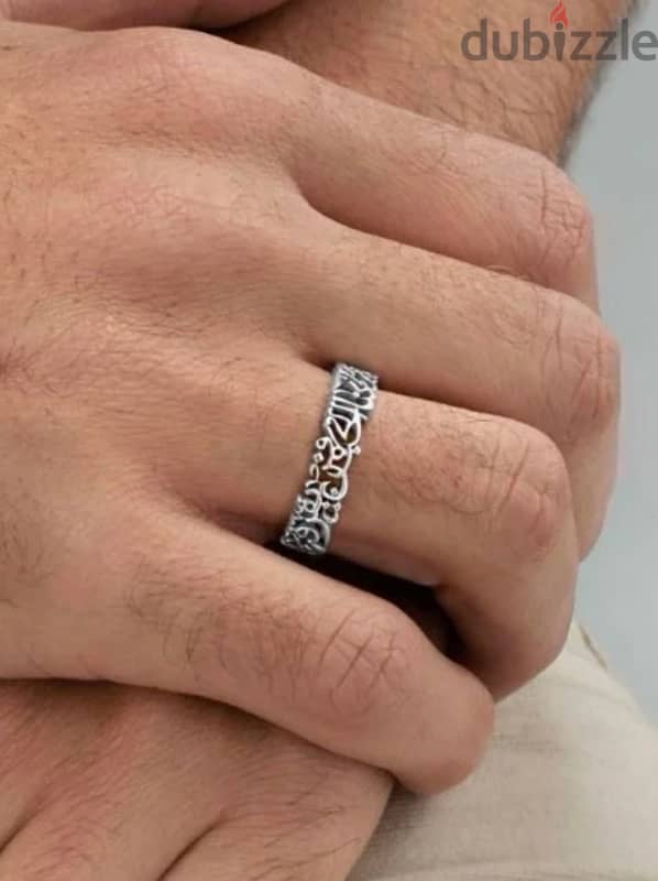 silver band for him - ring 2