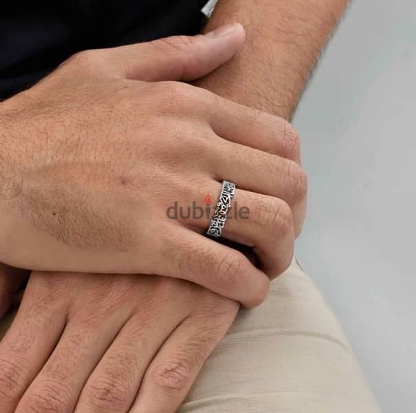 silver band for him - ring 3