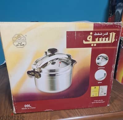 حلة ضغط السيف 9 لتر - جديدة لم تستخدم
