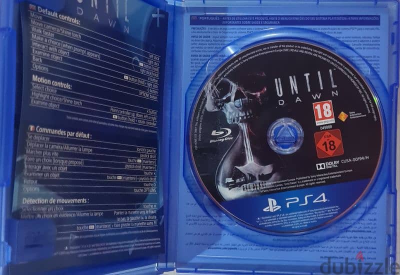 Until dawn slightly used 2