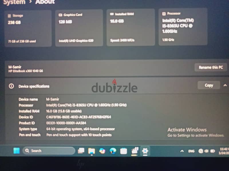 Hp elite book 1040Gb 4