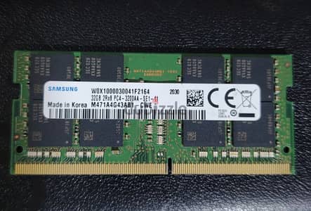 Samsung 32g ddr 4 laptop ram ٣٢جيجا سامسونج لابتوب رام