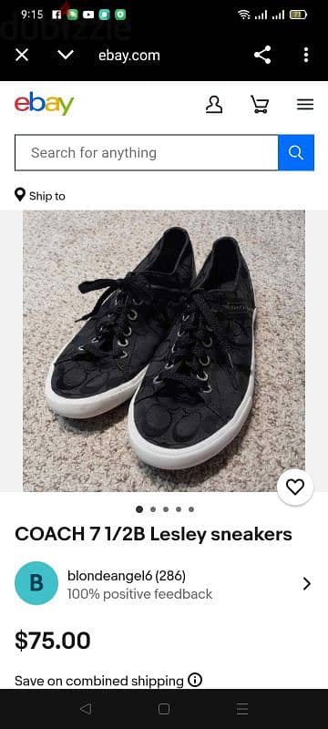 Coach sneaker