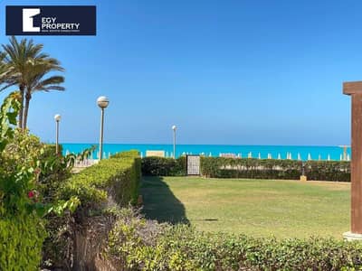 بموقع خيالي علي اللاجون فيلا متشطبة بالكامل للبيع في Hyde Park Seashore - الساحل الشمالي