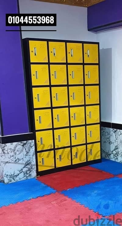 Locker لوكر معدن صاج مطلي اليكتروستاتيك ضد الصدأ متاح معاينه مجانيه