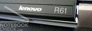 لاب توب شغال Lenovo ThinkPad R61   بدون هارد رامات 2 معاه الادابتور