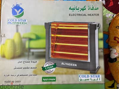 دفايه 4 شمعات زيرو بالكرتونه 2200 وات