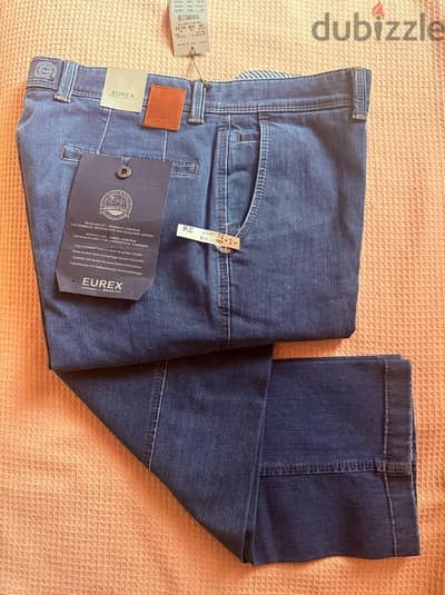 بنطلون جينز مستورد ماركه Eurex كلاسيكي 34