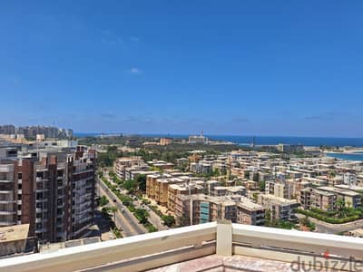 amazing view big flat in mamoura beach