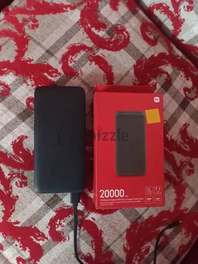 باور بنك شاومي اصلي كسر زيرو 20000 مللي امبير شحن سريع