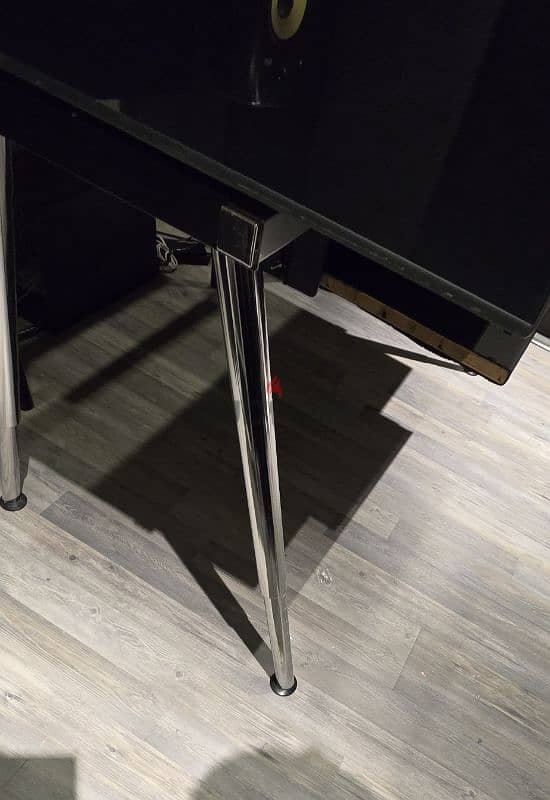 IKEA Black Glass Table 2