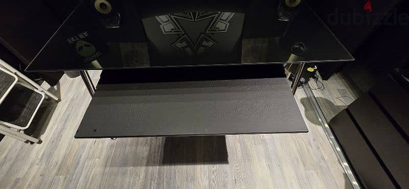 IKEA Black Glass Table 3