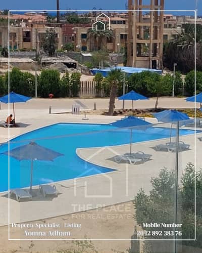 للبيع من المالك مباشرة سينيور شاليه 317 متر متشطب تشطيب كامل بالتكيفات والمطبخ استلام فوري في هاسيندا باي hacienda bay الساحل الشمالي north coast