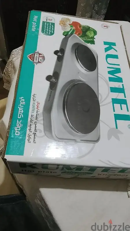 Electric Stove with 2 Burners