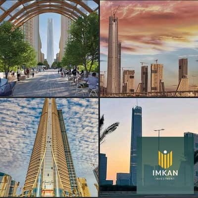 محل 60م view مباشر للبرج الايقوني في taj tower بالعاصمة الادارية للبيع بالقسط علي 10 سنوات - لقطططة
