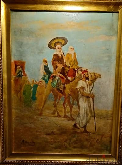 Orientalist-style painting (signed)