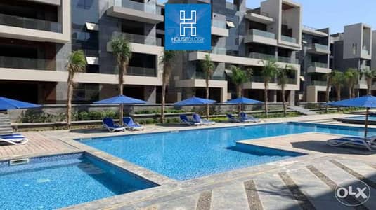 Last 3-bedroom apartment in a prime location, ready to move, for sale in Il Patio Oro Compound, Fifth Settlement, directly on the Ring Road