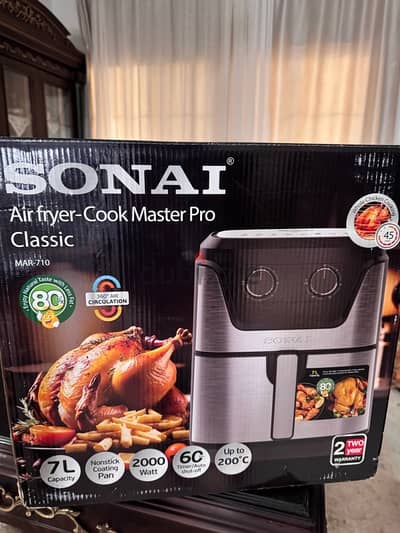 sonai air fryer 7 liters 2000 wat