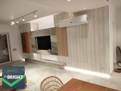 Ready to Move chalet 180m + 80m roof - 4master - fully furnished, sea view in Hacienda White, Sidi Abdel Rahman, North Coast with easy installment