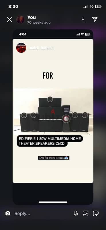 Edifier home theater sound system