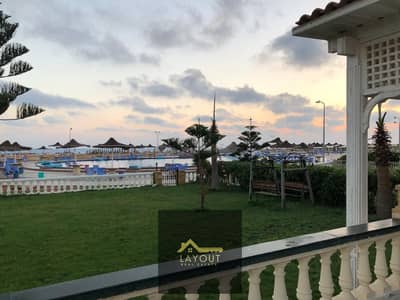  First Row Sea View Villa for Sale – Al Marwa Village – North Coast (KM 62) | Registered – Private Pool