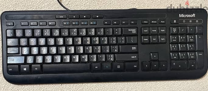 كيبورد Microsoft Wired Keyboard 600 سلك حالة ممتازة كالجديد