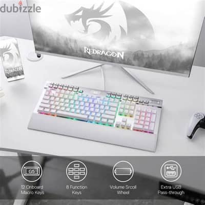 Redragon K550 YAMA White كيبورد