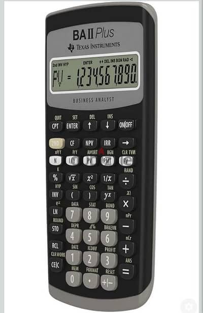 Texas Instruments Ti-Ba Ii Plus Financial Calculator