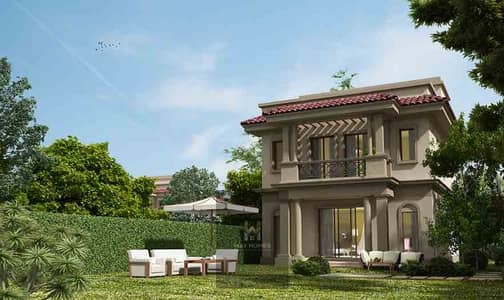Villa for sale in Madinaty with an exceptional view Stand alone Model D3 large land for less than the company's price for 35 million