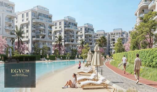 Apartment 3bed for sale with a panoramic view overlooking the largest lagoon at the lowest price per meter with an excellent layout and a 20% discount
