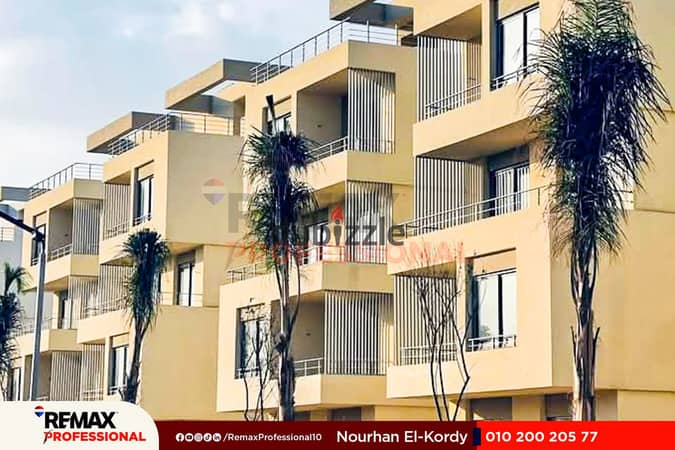 apartment for sale 162 m in palm hills Open view overlooking Green Spine