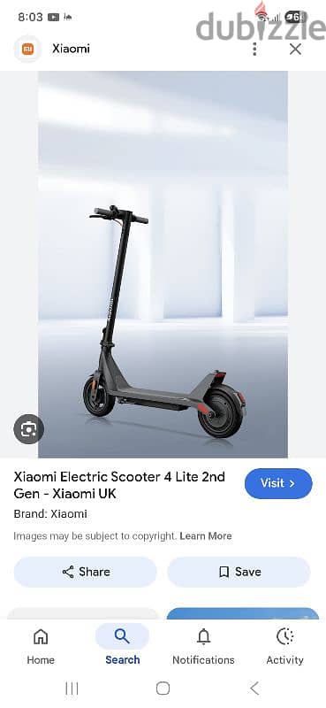 scooter xiaomi used like new 2nd gen