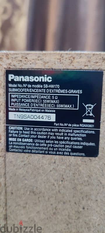Panasonic SA-HT340. 8
