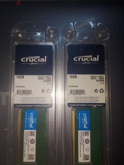 رام جديدة 16 جيجا DDR4  2666