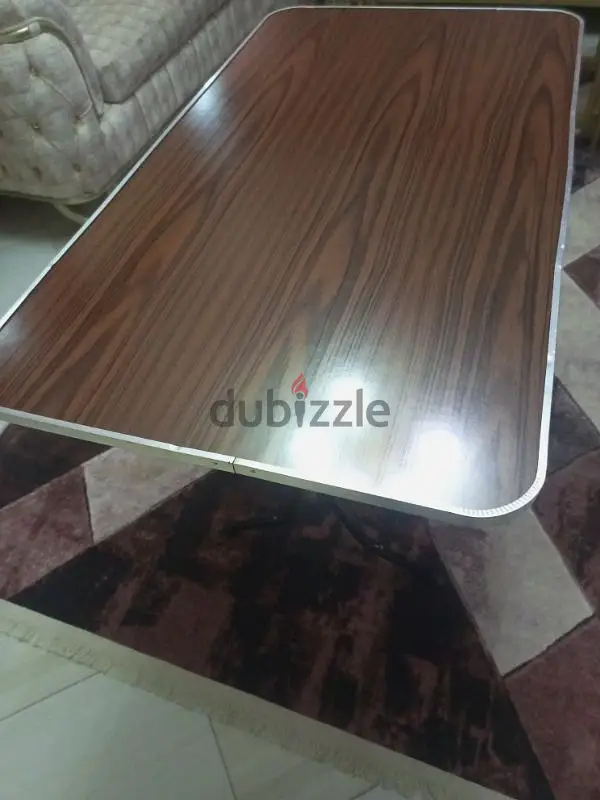 Formica-top dining table with metal base for sale